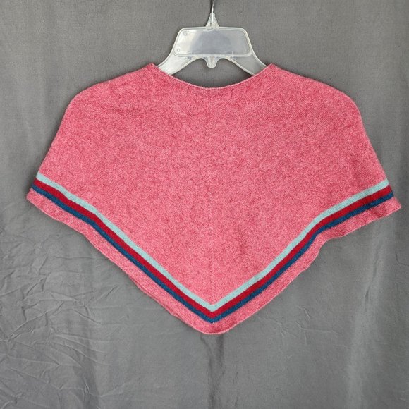 Native World wool blend poncho, medium girls - Picture 4 of 4